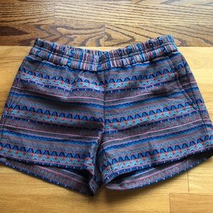 J crew tribal shorts